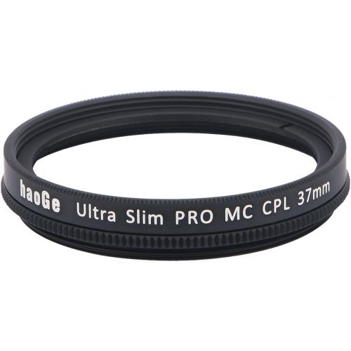  Haoge 37mm MC CPL Multicoated Circular Polarizer Polarizing Lens Filter for Canon Nikon Sony Minolta Pentax Olympus Panasonic Leica Zeiss Tamron Digital Camera DSLR Lens