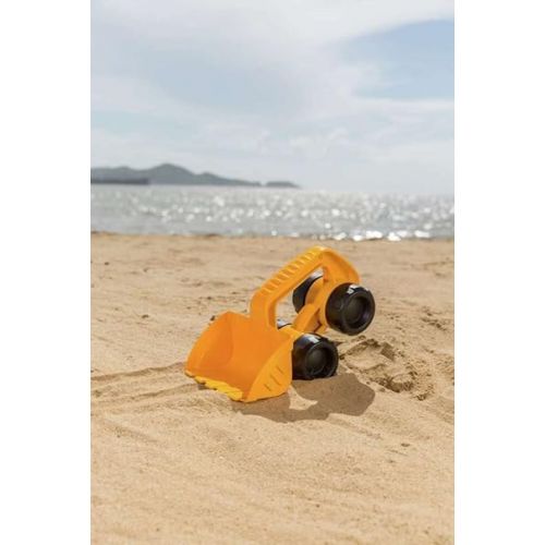  Hape Beach and Sand Toys Monster Digger Toys, Yellow, L: 9.1, W: 5.1, H: 5.3 inch