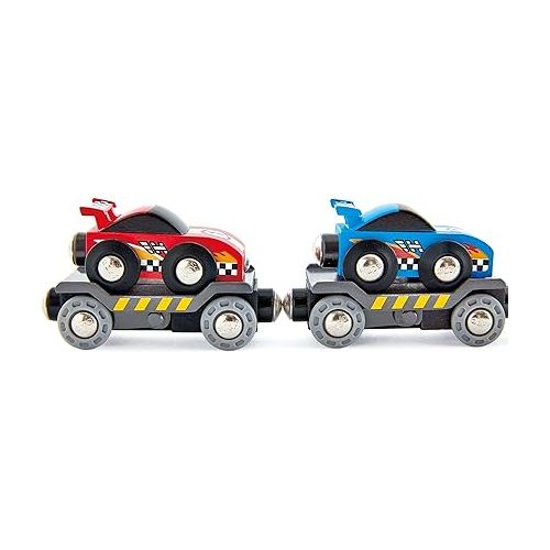  Hape Race Car Transporter, L: 11, W: 2, H: 1.5 inch