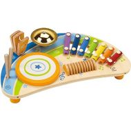 Award Winning Hape Mighty Mini Band Wooden Percussion Instrument