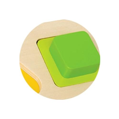  Hape First Shapes Toddler Wooden Learning Puzzle