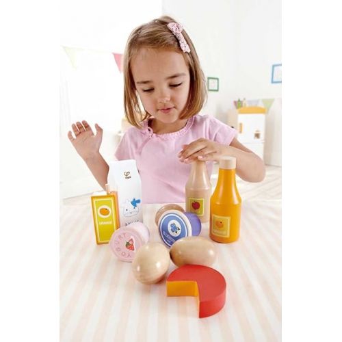  Hape Healthy Basics Kid's Wooden Play Kitchen Accessories Food Set