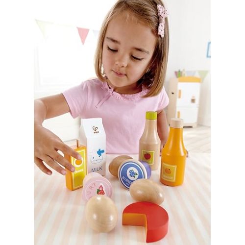  Hape Healthy Basics Kid's Wooden Play Kitchen Accessories Food Set