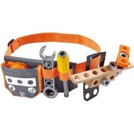 Hape Junior Inventor Scientific Tool Belt | 19 Piece Utility Component STEAM Tool Storage Belt for Children +4 Years