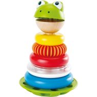 Hape E0457 Mr Frog Stacking Rings - Toddler Activity Toy L: 4.7, W: 4.7, H: 7.3 inch