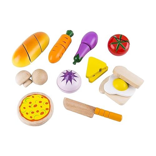  Hape Chef's Choice Wooden Play Food Basics Set