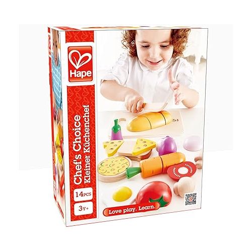  Hape Chef's Choice Wooden Play Food Basics Set