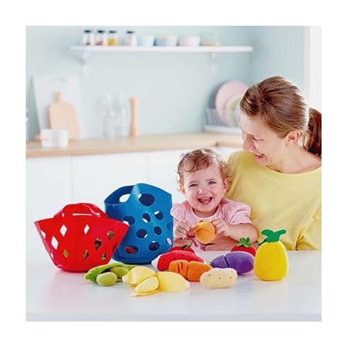  Hape E3169 Fruit Basket - Soft Food Accessories . Blue