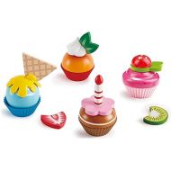 Hape Cupcakes | Colorful Wooden Cupcakes, Children’S Pretend Play Food Kitchen Toy