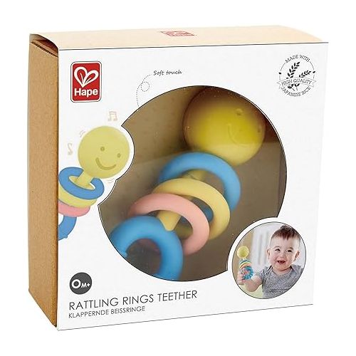  Hape Rattling Rings Teether (unit 2)