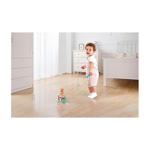  Award Winning Hape Dancing Butterflies Push and Pull, L: 4, W: 6.9, H: 22.2 inch