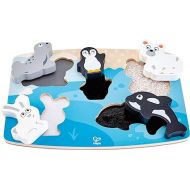 Hape Polar Animal Tactile Puzzle Game, Multicolor, 5'' x 2''