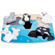 Hape Polar Animal Tactile Puzzle Game, Multicolor