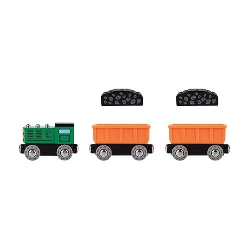  Hape Railway Diesel Freight Train, L: 9.8, W: 1.4, H: 1.9 inch