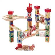 Hape Medieval Quest | 185 Piece Quadrilla Marble Run Wooden Track Play Set