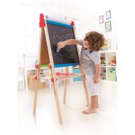 Award Winning Hape All-in-One Wooden Kids Art Easel with Paper Roll and Accessories
