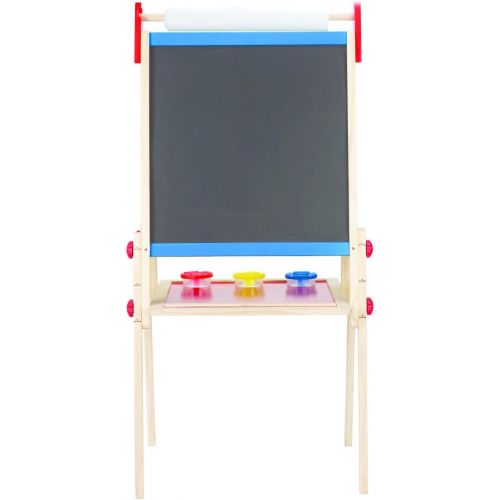  Award Winning Hape All-in-One Wooden Kids Art Easel with Paper Roll and Accessories