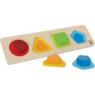 Hape First Shapes Toddler Wooden Learning Puzzle