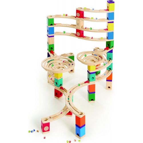  Award Winning Hape Quadrilla Wooden Marble Run Construction - The Cyclone