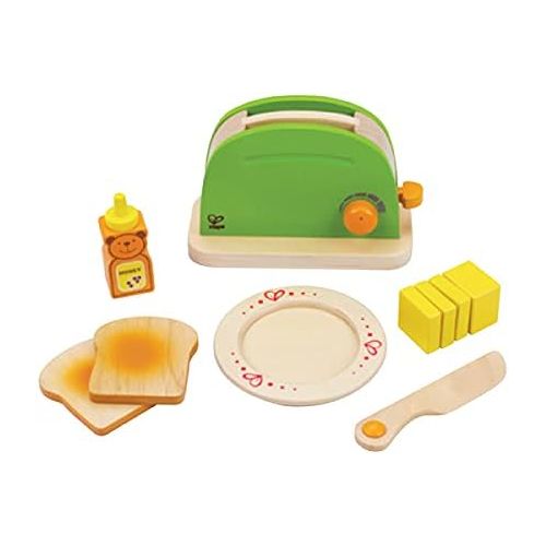  Hape Pop Up Toaster Wooden Play Kitchen Set with Accessories