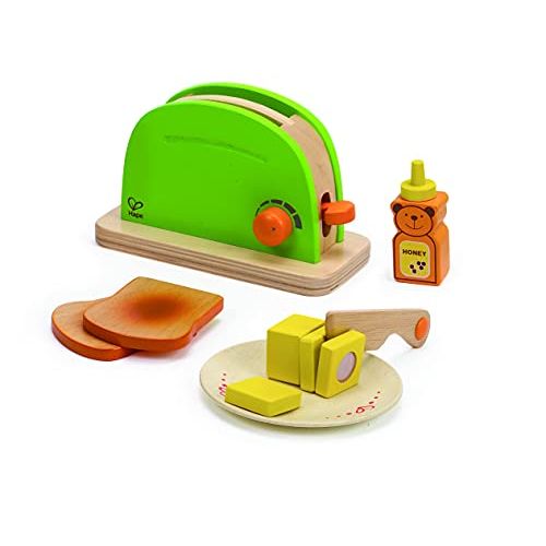  Hape Pop Up Toaster Wooden Play Kitchen Set with Accessories