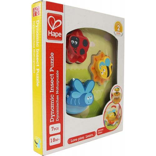  Hape Dynamic Insect Puzzle Game, Multicolor, 6.69 x 8.19