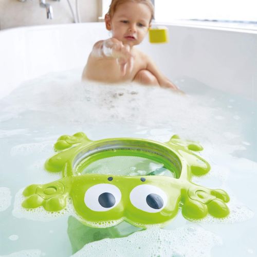  Hape E0209 Feed Me Bath Frog Toy, Multicolor