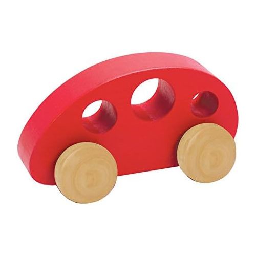  Hape Mini Van Wooden Toddler Toy Vehicle in Red