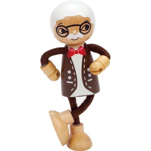  Hape Modern Family Wooden Grandfather Doll