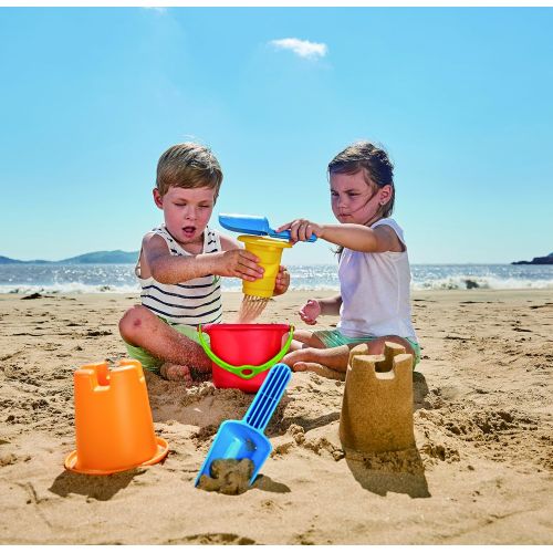  Hape Sand Toys 5-in-1 Beach Set Toys, Multicolor