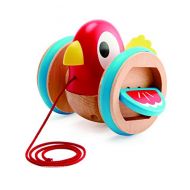 Hape Baby Bird Pull-Along | Wooden Wobbling & Flapping Pull Toddler Toy, Bright Colors