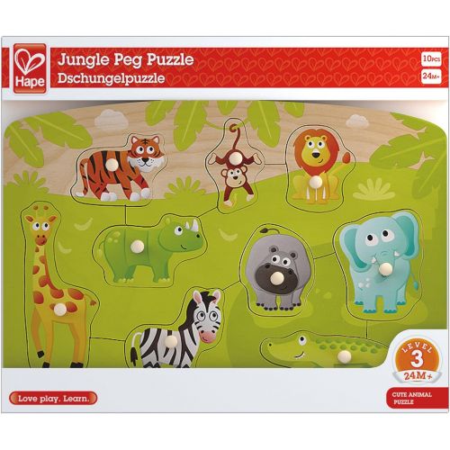  Hape Jungle Peg Puzzle