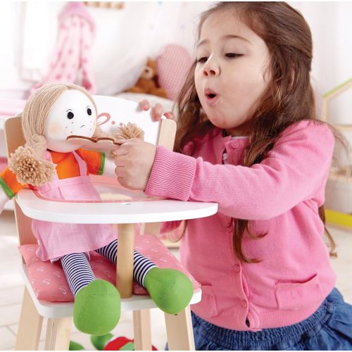  Award Winning Hape Babydoll Highchair Toddler Wooden Doll Play Furniture