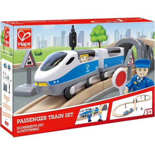  Hape E3729 Figure 8 Safety Train Railway Set, 14.76 L x 3.15 W x 9.45 H, Multicolor