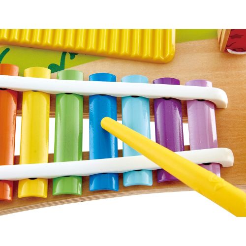  Hape Mighty Mini Band | Toddlers & Kids Multiple Musical Wooden Instrument Set