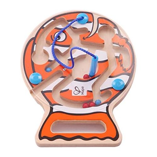  Hape Go-Fish-Go Magnetic Wooden Toddler Maze Puzzle