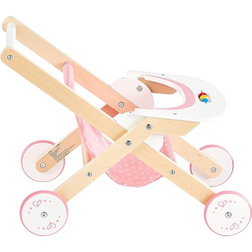  Hape Babydoll Stroller Toddler Wooden Doll Play Furniture