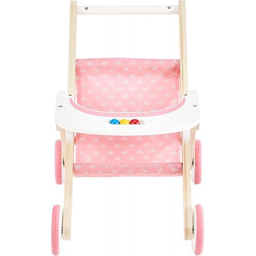  Hape Babydoll Stroller Toddler Wooden Doll Play Furniture