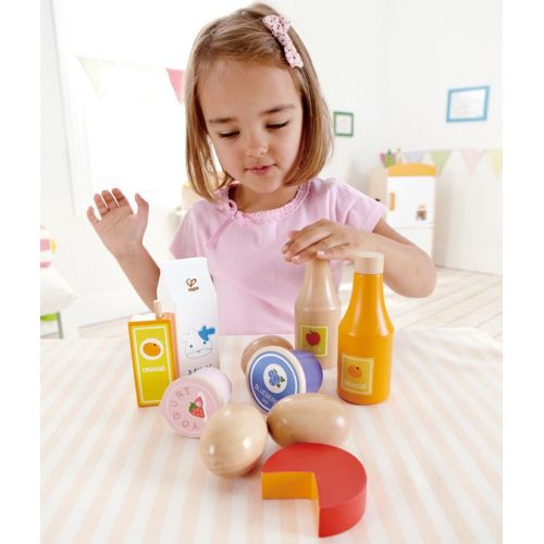  Hape Healthy Basics Kids Wooden Play Kitchen Accessories Food Set