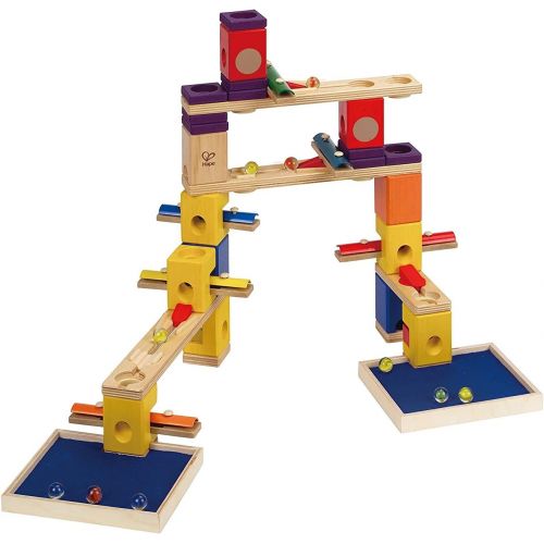  Award Winning Hape Quadrilla Wooden Marble Run Construction - Music Motion