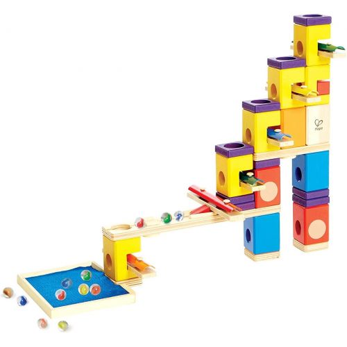  Award Winning Hape Quadrilla Wooden Marble Run Construction - Music Motion