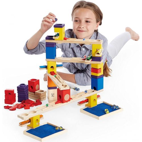  Award Winning Hape Quadrilla Wooden Marble Run Construction - Music Motion