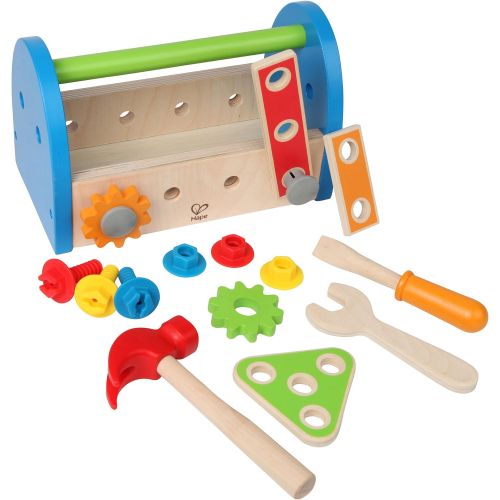  Hape Fix It Kids Wooden Tool Box and Accessory Play Set