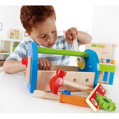  Hape Fix It Kids Wooden Tool Box and Accessory Play Set