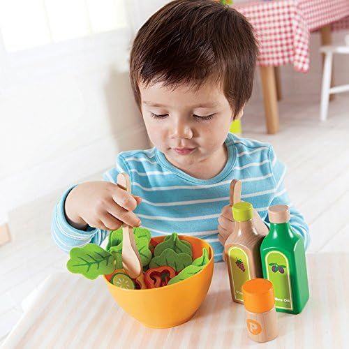  Award Winning Hape Garden Salad Wood Play Kitchen Play Set