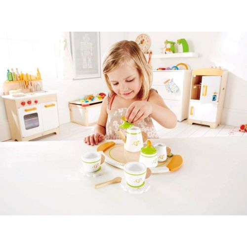  Hape Tea for Two Wooden Play Kitchen Accessory Kit