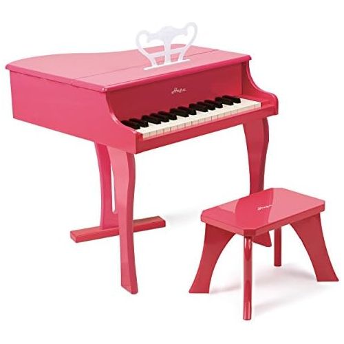  Hape Happy Grand Piano in Pink Toddler Wooden Musical Instrument