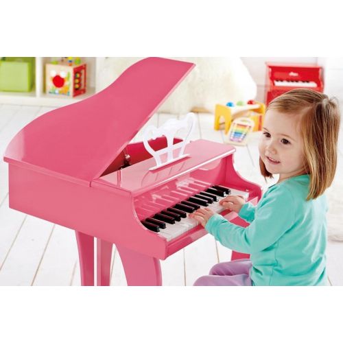  Hape Happy Grand Piano in Pink Toddler Wooden Musical Instrument