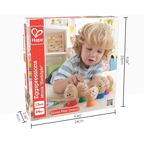  Hape Eggspressions Wooden Learning Toy with Illustrative Book