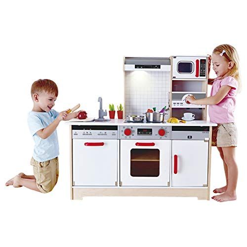  Hape Kids All-in-1 Wooden Play Kitchen with Accessories